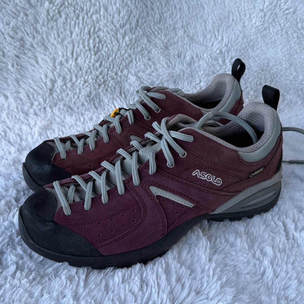 Asolo Women’s Burgundy and Gray Athletic Shoes